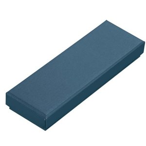 Matita meccanica blu in confezione regalo con clip argentata e impugnatura comoda per scrittura e uso in ufficio - Product Image 2