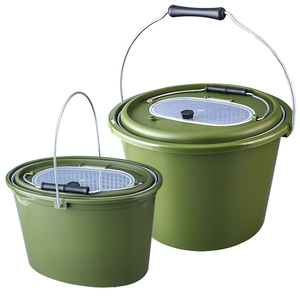 5L 10L 2 kích thước ngoài trời không thấm nước nhựa đôi thoát nước xô cá xô nước đóng mở xô mới đến - Product Image 6