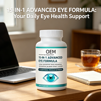 Capsules Oculaires Naturelles : Vitamines avec Lutéine, Zéaxanthine et Extrait de Myrtille pour la Fatigue Oculaire et le Soutien à la Santé Oculaire à Long Terme