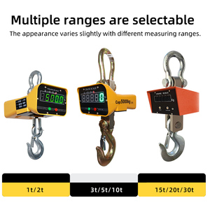 Bilancia a Gancio Elettronica di Alta Precisione 500kg/1T/5T/10T Attrezzatura Industriale per Sollevamento e Pesatura in Magazzino Bilancia a Gru Sospesa - Product Image 1