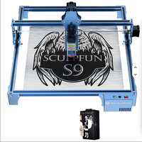 Machine de gravure et de découpe au laser à diode ActionLasers SCULPFUN S9, faisceau ultra-fin, haute précision, zone de gravure sur bois/acrylique
