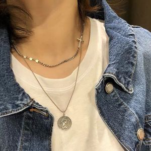 สร้อยคอเหรียญควีนเอลิซาเบธ เงินแท้ S925 สไตล์วินเทจ จี้เงินไทย ใส่ได้ทุกวัน - Product Image 1