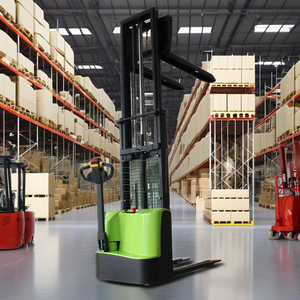 מלגזות חשמליות 1 טון 2 טון 1.5 טון 1000 ק\"ג 1500 ק\"ג 2000 ק\"ג מלגזות חשמליות מלאות עם גובה הרמה של 1.6 מטר - Product Image 1