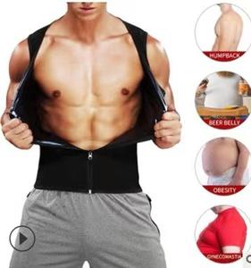 OEM fabbrica grossista prezzo da uomo Slim Slim gilet tuta Zip Up <span class=keywords><strong>sauna</strong></span> per gli <span class=keywords><strong>uomini</strong></span> cerniera gilet di alta qualità del sudore - Product Image 3