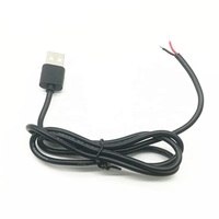 Maßgefertigtes USB 2.0 Typ A Stecker Abisoliertes Kabel Offenes Pigtail-Verlängerungskabel für Computer Drucker Schnelles Laden Datenübertragung