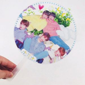 Éventail imprimé en gros, éventail en PVC transparent - Product Image 1