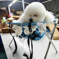 USMILEPET Hamac de toilettage pliable pour animaux de compagnie, support de bain pour chiens et chats, cadre fixe anti-griffures et anti-morsures pour petits chiens et chats