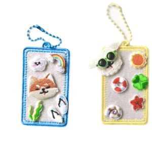 แพทช์ปักลายสัตว์ทะเลรีดติดเองแบบ DIY แพทช์รีดร้อนลายสายรุ้งขนาดเล็กสำหรับป้ายชื่อ ที่ใส่บัตร กระเป๋า พวงกุญแจ สายคล้อง - Product Image 5