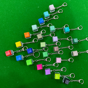 Luckykoo High Transparency Decompression Button Mechanical Keyboard Pinch <b>Fun</b> Finger Bored Decompression Button Vent Keychain - Product Image 5