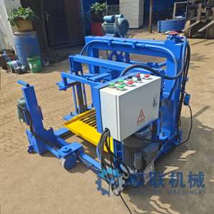 Mobile <span class=keywords><strong>block</strong></span> herstellungs maschine für haus geschäft mit billigem preis kleine geschäfts idee QT40-3A fabrik verkauf - Product Image 4