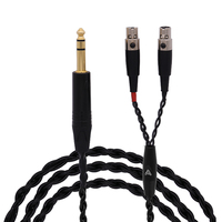 Câble de microphone XLR stéréo 6.35mm vers mini 4 broches fabriqué en usine Excellent blindage combiné de gaine en PVC pour les besoins audio professionnels