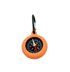 Porte-clés multifonctionnel en silicone avec logo personnalisé, boussole, mousqueton, équipement <span class=keywords><strong>de</strong></span> plein air pour le camping, la randonnée et la survie - Product Image 5