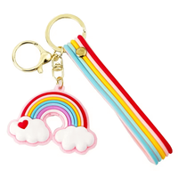 Porte-clés porte-monnaie mignons et écologiques Zp - Meilleures ventes, design en caoutchouc imprimé UV et typographie personnalisée pour événements et fêtes