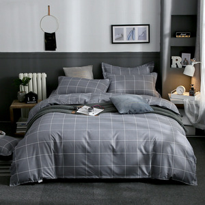 En gros Pas Cher Maison Étudiant Imprimer Différents Style Bleu Couleur Polyester Housse De Couette Ensemble De Literie - Product Image 6