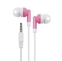 Écouteur mono filaire jetable 3,5 mm pour sport, musique et jeux, avec conception mono-auriculaire, étanche IPX-4, AAC, cordon de 1 m