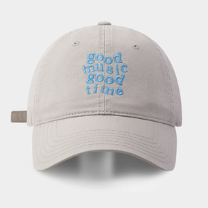 Casual Cotton Baseball Cap Good Music Good Time Embroidered Dad <b>Hat</b> - Product Image 1