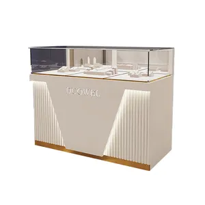 OEM Jewelry Shop Interior Design Jewelry Packing Display Jewelry Display Showcase Cabinet