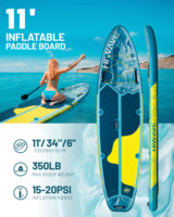 Planche à pagaie gonflable SUP de pêche personnalisée de haute qualité OEM, planche de surf souple en gros, planche à pagaie gonflable Isup