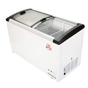 Congélateur coffre en verre commercial robuste, -18°C ℃ ~-22 ℃   Système de refroidissement direct, vitrine de supermarché - Product Image 4