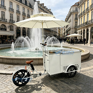Fast Food Cart Outdoor Vending Cart Mobile Food Snack Cart for Street Ice Cream Snack Car Food Cart for Sale - Product Image 1