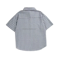 Chemise en flanelle de haute qualité, chemise à carreaux pour homme, coupe ample, style décontracté, manches courtes, boutons, chemise à carreaux tendance