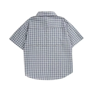 Camisa de Franela de Alta Calidad Personalizada para Hombre, Corte Cuadrado, Estilo Casual a la Moda, Manga Corta, con Botones - Product Image 3