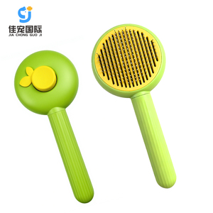 แปรงหวีขนสัตว์เลี้ยงกำจัดขนสัตว์เลี้ยงด้วยปุ่มเดียวผลิตภัณฑ์ทำความสะอาดและดูแลขนสัตว์เลี้ยงกำจัดของเสียจากสัตว์เลี้ยง - Product Image 1