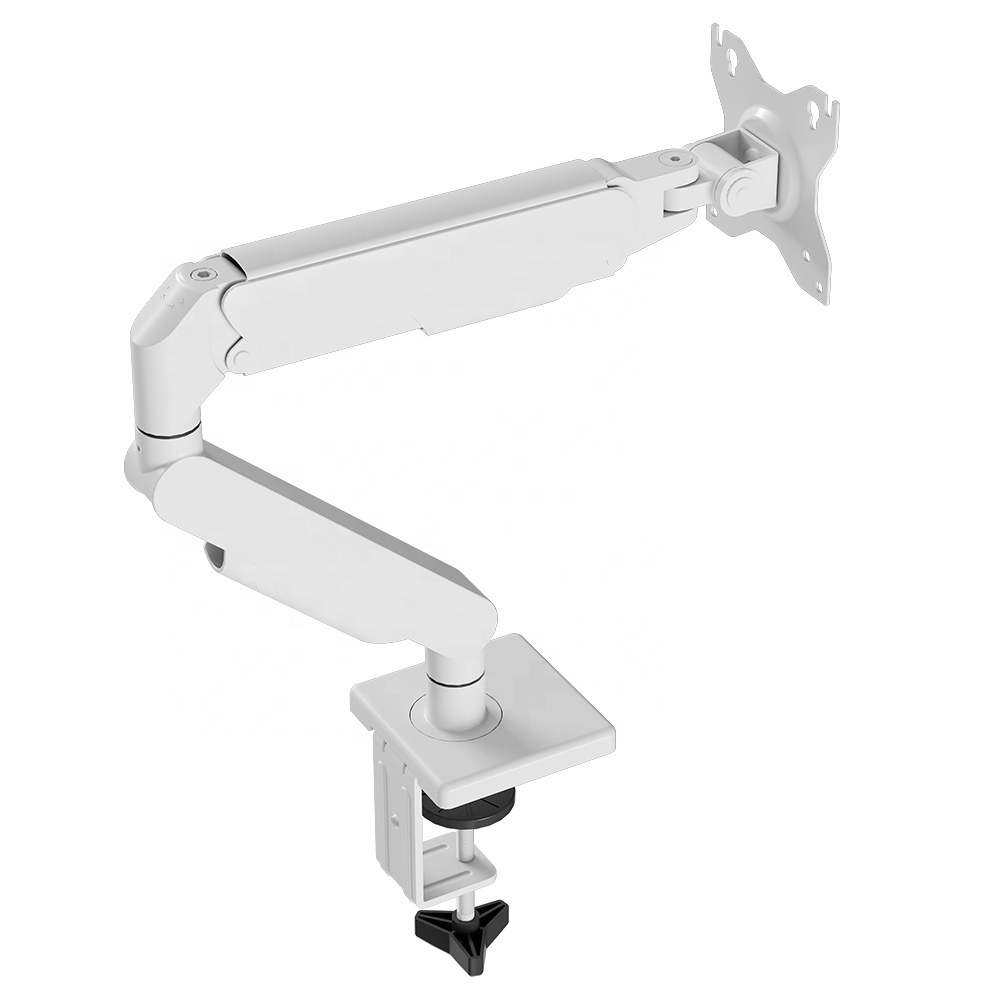 Customized Professional Good Price of 17-32 Height Adjustable Single <strong>Monitor</strong> Mount With Gas Spring Holds 19.8lbs
