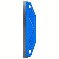 Spatule à mastic 2-en-1 en acier inoxydable, coupe-papier peint, lame graduée, lisseur, outil pour plaques de plâtre