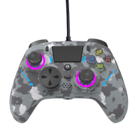 Manette filaire pour PS5 avec vibration et détection de mouvement six axes, compatible avec les jeux PS5, se connecte directement à un ordinateur PC