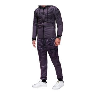 Conjunto de chándal de lana con capucha para hombre, chándal inferior para correr, añadir ropa personalizada, conjuntos de chándal de marca - Product Image 6