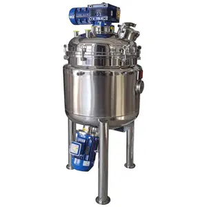 Mixing tank 100l 120l 115l stainless steel Soap mixer blade Jacket high shear reactor tank