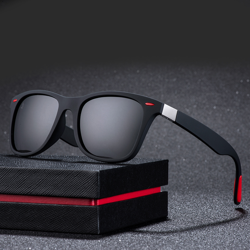 P21 Custom Logo Classic Vintage Polarized Mens Sunglasses