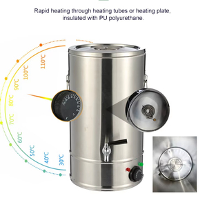 Elektrotermal komersial barel air mendidih barel memasak kapasitas besar isolasi pemanas otomatis Boiler air - Product Image 5