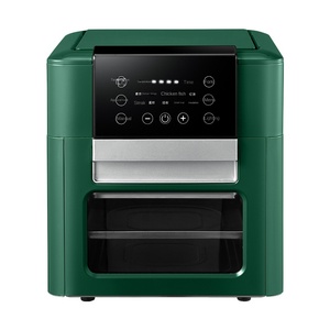 Mini termostato ajustable de 12l, superficie de cocción antiadherente, Control eléctrico Digital, freidora de aire sin aceite para el hogar - Product Image 6