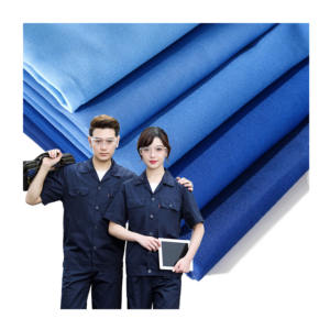 Camisa <span class=keywords><strong>de</strong></span> <span class=keywords><strong>Gabardina</strong></span> Popelina CVC 60/40 <span class=keywords><strong>de</strong></span> Color Liso Teñido, Uniforme para Niños y Niñas, Tejido Twill, Ecológica, Transpirable, Ropa <span class=keywords><strong>de</strong></span> Trabajo - Product Image 1