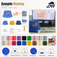 Topi Bucket Gaya Denim Anak-Anak Custom, 100% Katun, Pinggiran Berjumbai, Topi Nelayan, Polos, Tanpa Motif, Pelindung Matahari