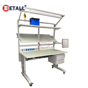 Nouvelle table de travail ESD motorisée électrique multifonctionnelle Detall avec garantie de 3 ans pour l'assemblage électronique - Product Image 5
