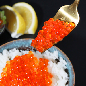 Personnalisation d'usine Oeufs de saumon <span class=keywords><strong>frais</strong></span> de qualité supérieure Ikura <span class=keywords><strong>Caviar</strong></span> rouge pour sushi et sashimi - Product Image 3