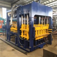 Machine à fabriquer des blocs creux en béton OnlyPower QTJ4-35, ligne de production de briques en ciment hydraulique manuelle avec 1 an de garantie