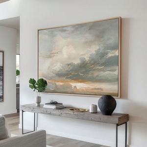 Peinture de nature morte originale, art mural moderne fait à la main, décoration intérieure, esthétique abstraite de luxe, toile acrylique texturée 3D - Product Image 1