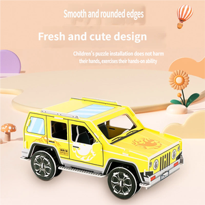 Rompecabezas de Papel 3D Educativo para Niños Pequeños, Bloques de Inserción de Dibujos Animados, Juguete para Jardín de Infancia - Product Image 5