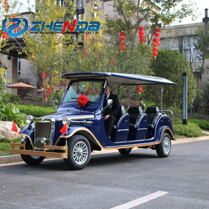 Zhenda - Carro de Golf Eléctrico de Lujo Clásico para 8 Pasajeros, Tipo Roadster, para Aeropuertos, Precio Bajo, Henan - Product Image 5