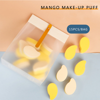 Ensemble d'éponges de maquillage à double usage pour fond de teint Mango Makeup Puff Wet and Dry
