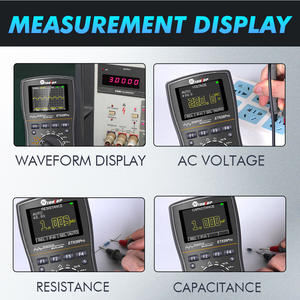 Auto-Ranging 2-IN-1 Oszilloskop Wellenform <span class=keywords><strong>Digital</strong></span> multimeter 50Msps Bandbreite 10MHz Abtastung 6000 Zählungen Oszilloskope - Product Image 6