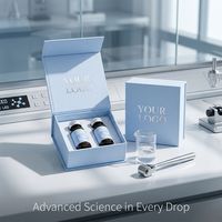 Caja de Cartón Personalizada para Frascos Pequeños de Péptidos, Caja de Regalo Cosmética con Cierre Magnético, para Medicamentos, con Forro de EVA