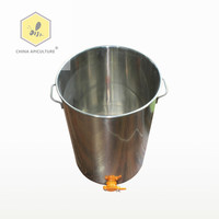 Réservoir de miel en acier inoxydable 100kgs de haute qualité (seau) pour l'apiculture