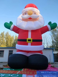 Kunden spezifische aufblasbare riesige Weihnachts lebkuchen manOutdoor-Werbung aufblasbare Puppe - Product Image 3