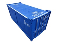 Conteneur certifié DNV, conteneur de fret sec certifié CSC, conteneur de taille 20GP, conteneur d'occasion pour utilisation en mer