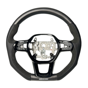 Volant de direction en fibre de carbone personnalisé pour <span class=keywords><strong>Honda</strong></span> CRV <span class=keywords><strong>Civic</strong></span> Accord 11ème génération 2021 <span class=keywords><strong>2022</strong></span> 2023 2024, accessoires intérieurs de voiture - Product Image 1